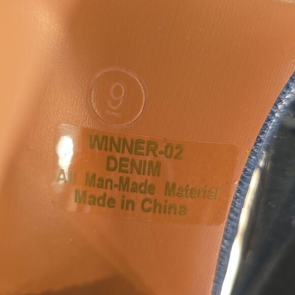 BRAND NEW PAZZLE RHINESTONE HEEL EMBROIDERED CLEAR  OPEN-TOE STRAP SANDAL - Picture 14 of 16